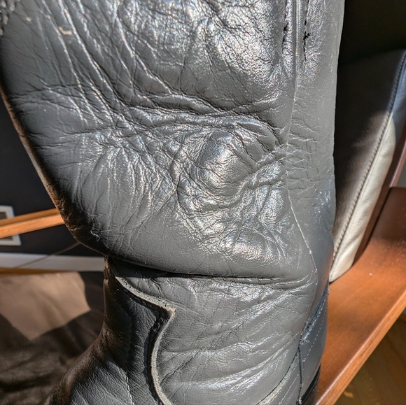 Grey Men's Justin Roper Western Boot - Picture 5 of 7